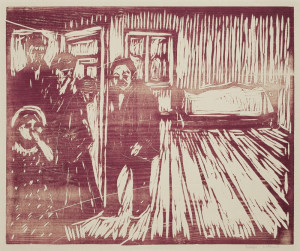 The Smell of Death (1915), Edvard Munch -  plakat Wymiar do wyboru: 61x91,5 cm