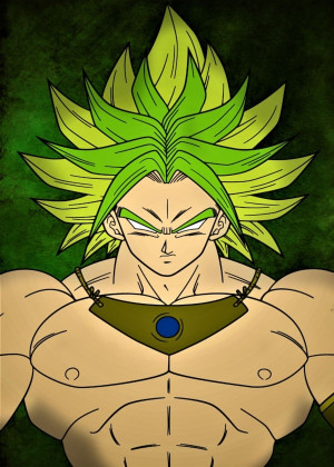 Dragon Ball - Broly - plakat Wymiar do wyboru: 42x59,4 cm