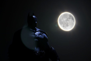 Batman w świetle księżyca - plakat Wymiar do wyboru: 42x29,7 cm