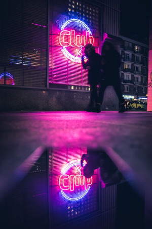 Neon Club - plakat premium Wymiar do wyboru: 61x91,5 cm