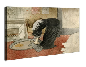 Filling a Tub, Henri de Toulouse-Lautrec - obraz na płótnie Wymiar do wyboru: 100x70 cm