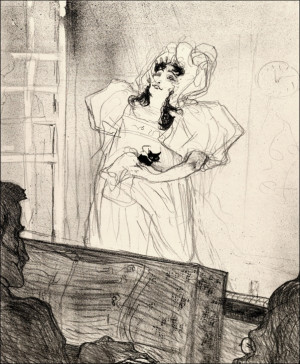 Miss May Belfort (Medium Plate), Henri de Toulouse-Lautrec - plakat Wymiar do wyboru: 21x29,7 cm