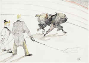 At the Circus: Acrobats, Henri De Toulouse-Lautrec - plakat Wymiar do wyboru: 40x30 cm