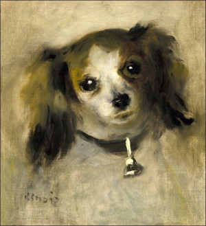 Head of a Dog, Auguste Renoir - plakat Wymiar do wyboru: 61x91,5 cm