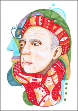 Picasso - plakat Wymiar do wyboru: 61x91,5 cm