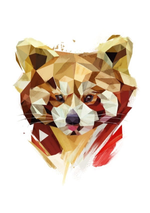Redpanda - plakat Wymiar do wyboru: 20x30 cm