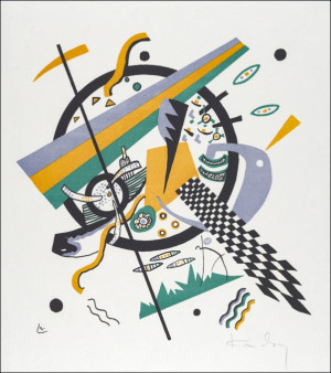 Kleine Welten IV, Wassily Kandinsky - plakat Wymiar do wyboru: 60x80 cm