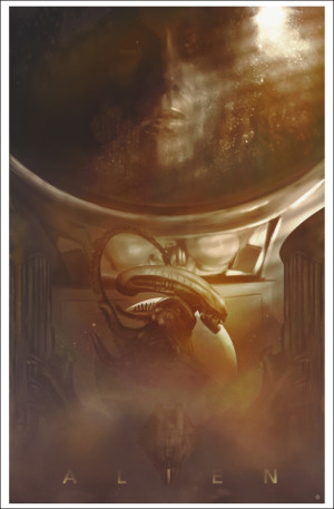 Obcy, ósmy pasażer Nostromo - plakat premium Wymiar do wyboru: 21x29,7 cm