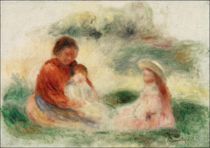 Young Family, Auguste Renoir - plakat Wymiar do wyboru: 91,5x61 cm