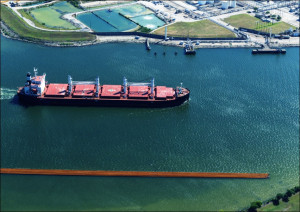 Aerial view in 2014 of the Houston Ship Channel and surrounding energy facilities in Houston, Texas., Carol Highsmith - plakat Wymiar do wyboru: 100x7