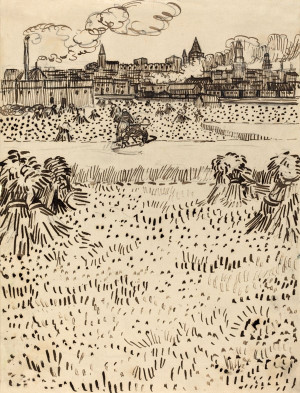 The Harvest, Vincent van Gogh - plakat Wymiar do wyboru: 29,7x42 cm