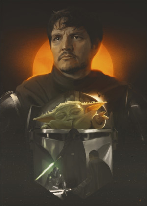 Mandalorian - plakat premium Wymiar do wyboru: 60x80 cm