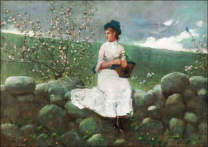 Peach Blossoms, Winslow Homer - plakat Wymiar do wyboru: 50x40 cm
