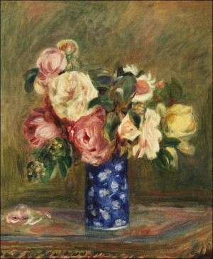 Bouquet of Roses, Auguste Renoir - plakat Wymiar do wyboru: 70x100 cm