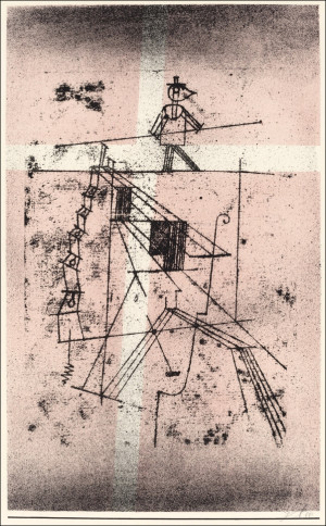 The Tight Rope Walker, Paul Klee - plakat Wymiar do wyboru: 29,7x42 cm