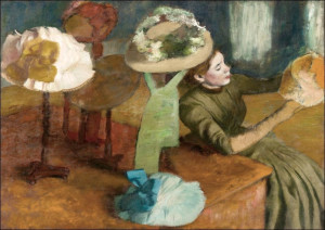 The Millinery Shop, Edgar Degas - plakat Wymiar do wyboru: 40x30 cm
