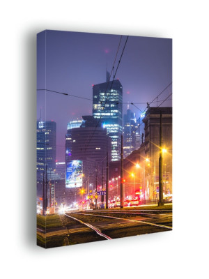 Warszawa City - obraz na płótnie Wymiar do wyboru: 60x90 cm