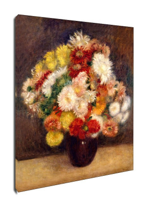 Bouquet of Chrysanthemums, Auguste Renoir - obraz na płótnie Wymiar do wyboru: 60x90 cm