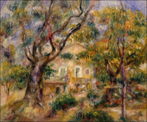 The Farm at Les Collettes, Cagnes, Auguste Renoir - plakat Wymiar do wyboru: 59,4x42 cm