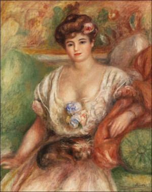 Portrait of Misia Sert, Auguste Renoir - plakat Wymiar do wyboru: 40x50 cm