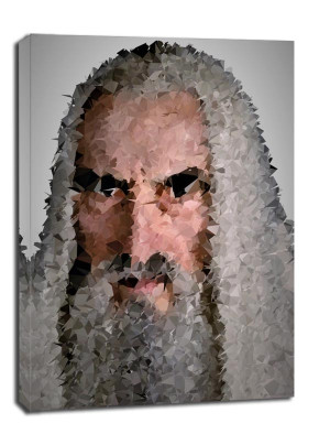 POLYamory - Saruman, Władca Pierścieni - obraz na płótnie Wymiar do wyboru: 70x100 cm