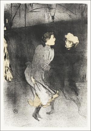 Rehearsal at the Folies-Bergère, Emilenne D’Alençon and Mariquita, Henri De Toulouse-Lautrec - plakat Wymiar do wyboru: 42x59,4 cm