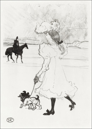 In the Woods, Henri De Toulouse-Lautrec - plakat Wymiar do wyboru: 59,4x84,1 cm