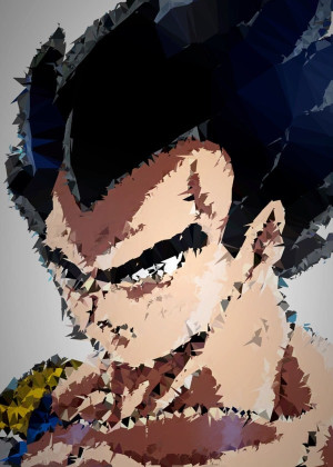 POLYamory - Vegeta, Dragon Ball - plakat Wymiar do wyboru: 61x91,5 cm