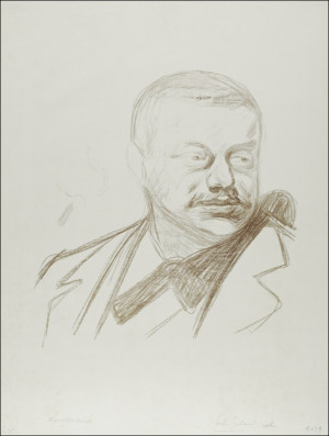Gunnar Heiberg (1896), Edvard Munch -  plakat Wymiar do wyboru: 20x30 cm