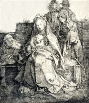 The Holy Family, Albrecht Durer - plakat Wymiar do wyboru: 50x70 cm