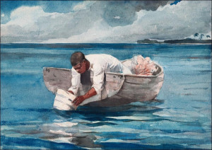 The Water Fan, Winslow Homer - plakat Wymiar do wyboru: 50x40 cm