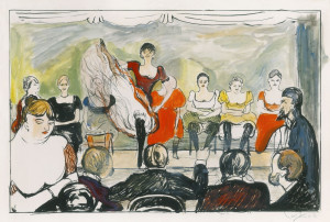 Tingletangle (1895), Edvard Munch -  plakat Wymiar do wyboru: 60x80 cm