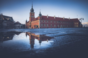 Zamek Królewski Odcienie Chłodu - plakat premium Wymiar do wyboru: 45x30 cm