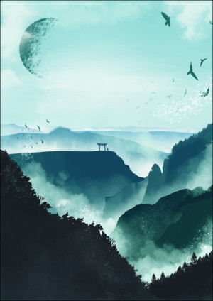 Landscape10 - plakat Wymiar do wyboru: 60x80 cm
