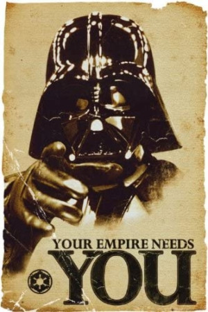 Star Wars Gwiezdne Wojny - Empire Needs You - Vader - plakat