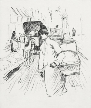 The Laundress, Henri De Toulouse-Lautrec - plakat Wymiar do wyboru: 59,4x84,1 cm