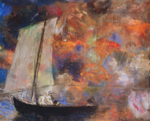 Odilon Redon Flower Clouds (1903) - plakat Wymiar do wyboru: 91,5x61 cm