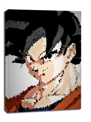 POLYamory - Goku, Dragon Ball - obraz na płótnie Wymiar do wyboru: 20x30 cm