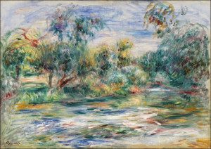 Landscape, Auguste Renoir - plakat Wymiar do wyboru: 30x20 cm