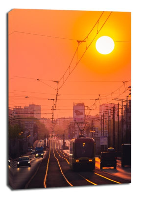 Warszawa Poniatowski - obraz na płótnie Wymiar do wyboru: 61x91,5 cm