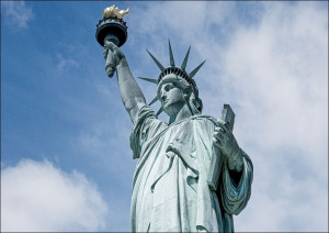 The Statue of Liberty in New York., Carol Highsmith - plakat Wymiar do wyboru: 91,5x61 cm