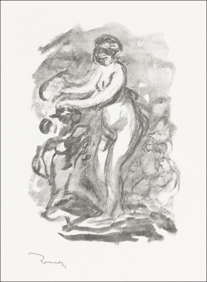 Woman with Grapevine, Auguste Renoir - plakat Wymiar do wyboru: 60x80 cm
