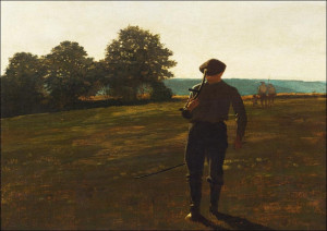 Man with a Scythe, Winslow Homer - plakat Wymiar do wyboru: 100x70 cm
