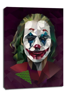 Joker ciemne tło - obraz na płótnie Wymiar do wyboru: 60x80 cm