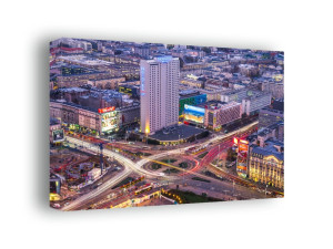 Warszawa Centrum - obraz na płótnie Wymiar do wyboru: 80x60 cm