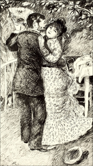 Dance in the Country, Auguste Renoir - plakat Wymiar do wyboru: 50x70 cm