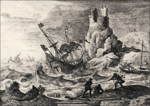 The Shipwreck, Claude Lorrain - plakat Wymiar do wyboru: 60x40 cm