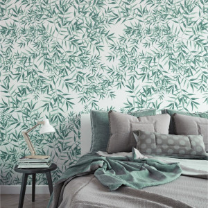 Tapeta na ścianę - soft green , rodzaj - próbka tapety 50x50cm