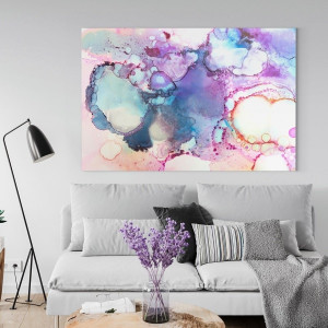 Obraz na płótnie - watercolor eruption , wymiary - 50cm x 70cm