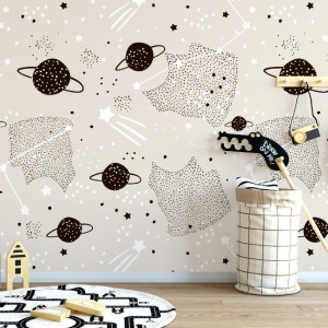 Tapeta dziecięca - fantastic space , rodzaj - tapeta flizelinowa laminowana